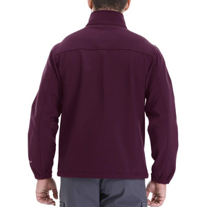 Veste softshell personnalisée en toile à col montant coupe-vent avec capuche pour homme, de haute qualité, vintage, respirante, pour l'extérieur, pour l'hiver - Product Image 3