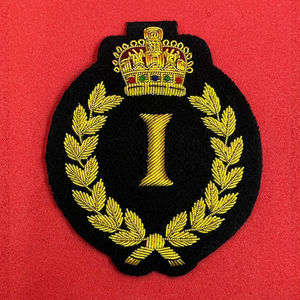 OEM Custom Designed Handmade Embroidered Beads Sew-On 3D Bullion Patch <b>Badge</b> for Jackets & Hats by SBW - Product Image 4