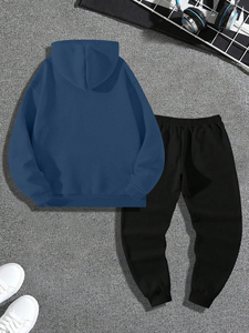 Conjuntos Deportivos Casuales de Otoño para Hombre con Logotipo Personalizado, Chaqueta con Capucha y Pantalones, Conjuntos Deportivos para Hombre - Product Image 3