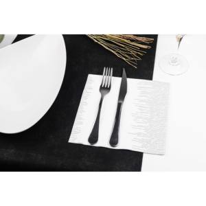 Tovaglioli Stampati Sonora Grigi 40x40cm, Bambutex Naturale, 600 Pezzi, B2B - Product Image 4