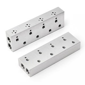 Ingenieurs hydrauliciens personnalisent des vannes hydrauliques en fonte ductile en aluminium coulé de 35 à 220 L, blocs de collecteurs hydrauliques - Product Image 2