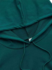 Pull à capuche OEM Pull à capuche surdimensionné en coton et polyester de qualité supérieure Pull pour femmes Sweat à capuche avec logo personnalisé - Product Image 5