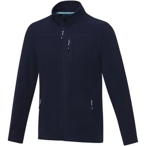 Chaqueta de Forro Polar Reciclado GRS Sostenible Color Ámbar para Senderismo y Bolsa Impermeable, Mercancía Ecológica - Product Image 4
