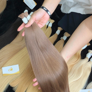 Meilleur Prix Extensions de Cheveux Humains Vierges Non-Remy en Gros Texture Lisse 100g Luxe Vietnam Vente en Gros Minh Khang Hair - Product Image 1