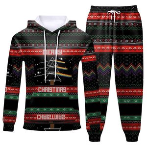 Survêtements à fermeture à cordon coulissant pour hommes Impression personnalisée Col à capuche Nouveau survêtement en gros pour hommes - Product Image 4