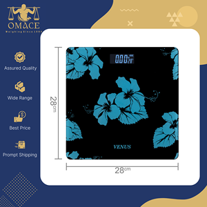 กระจกสีแพลตฟอร์มกันลื่นตราชั่งดิจิทัลหน้าจอ LED แสดงผล LED ที่มีความแม่นยำสูงผลิตในอินเดีย - Product Image 3