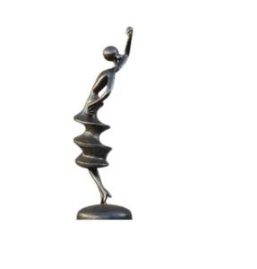 รูปปั้นโลหะรูปปั้นแบบแอบสแตรกเต้นรำศึกษาห้องนอนห้องนั่งเล่นประติมากรรมตกแต่ง - Product Image 1