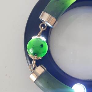 สร้อยคอหยกเนไฟรต์14K ชุบทองน่ารักเปลี่ยนสีได้ตามธรรมชาติของขวัญวันเกิดที่สมบูรณ์แบบแสดงความรักของคุณ - Product Image 6