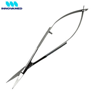 Tijeras Profesionales de Acero Inoxidable con Microresorte para Manicura, Pedicura y Recorte de Cutículas, Herramienta de Belleza de INNOVAMED - Product Image 3