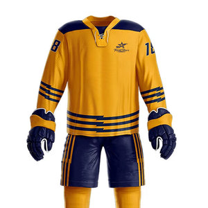 Uniforme de Hockey sobre Hielo Personalizado 2026, Ligero, Mangas Largas, Transpirable, Cómodo, Poliéster de Alta Calidad, Ropa Deportiva - Product Image 6