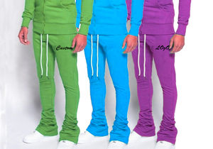 Último Diseño Personalizado, Conjuntos Deportivos Ecológicos para Hombre, Corte Ajustado, Tallas Grandes, Lisos, Teñidos, Estampados, Conjuntos Deportivos/Trajes de Chándal/Trajes para Correr - Product Image 6