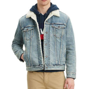 Veste en jean rétro pour homme de haute qualité, respirante, écologique, logo frontal, noir, blanc, vert - Taille plus - Product Image 5