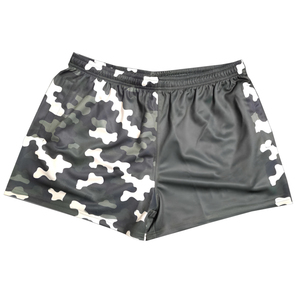 Custom Design Sublimation Printed <b>Rugby</b> Footy <b>Shorts</b> With <b>Pockets</b> With 220gsm Interlock Material For Women And Youth - Product Image 4