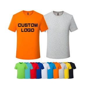 GAF OEM High Quality 180gsm 100% Cotton Custom <b>Logo</b> Knitted O-Neck Breathable Blank T Shirt For Men Sport Tee Shirts - Product Image 3