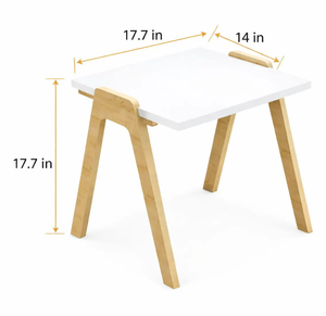 3-Piece <b>Nesting</b> <b>Table</b> Set Modern Stackable Side <b>Tables</b> White - Product Image 3