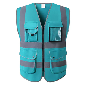 Customized Logo Reflective Waterproof High Visibility Safety <b>Vest</b> Breathable Polyester Night Cycling Work Clothes For Hospital - Product Image 1