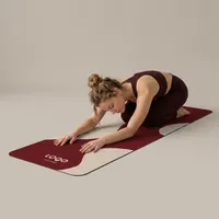Tapis de yoga YEWAYOGA en caoutchouc naturel PU de haute qualité, personnalisable, idéal pour Halloween, les studios et les cadeaux