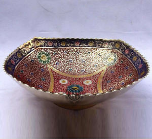 Tazón de Metal para Servir Alimentos, Hecho a Mano, Pulido, Color Personalizado, para Uso en Restaurantes y Hoteles, Tazón Elegante para Frutas para Mesa de Fiesta - Product Image 2