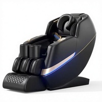 Appareil de massage intelligent portable COMFORA Luxury 4D Zero Gravity pour le corps entier, 188 fonctions, commande vocale IA, rail SL, inclinable, en cuir PU
