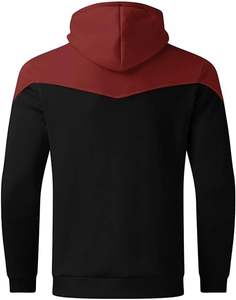 Vente en gros de sweat-shirt à capuche zippé style High Street, couleur unie, logo personnalisé, sweat à capuche oversize zippé à impression bouffante 3D pour hommes - Product Image 5