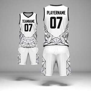 Maillots de basketball personnalisés en gros pour hommes, style rétro, avec broderie en twill, tenues de basketball vintage, ensembles d'uniformes de basketball en mesh - Product Image 6