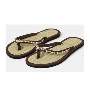 Chanclas de algas marinas de fuente limpia DISPONIBLE Equipo de pie antialérgico adecuado para vestuarios y dormitorio que pavimentan un camino - Product Image 5