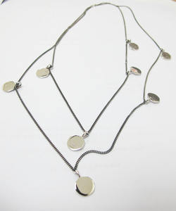 Plata 925 Multi Mini Tag Collar Diseño Colgante Venta al por mayor Fábrica de joyas en Tailandia - Product Image 2