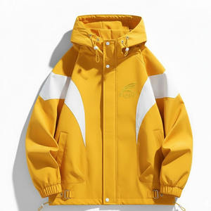 Veste Softshell d'hiver unisexe pour sports de plein air, capuche, toile imperméable, polaire, fermeture éclair, motif imprimé décontracté, imperméable - Product Image 3