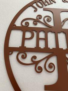 Colgante de pared de madera impreso con cita de Sweet Home de alta calidad para el hogar, Hotel o restaurante, decoración de entrada, plato tipo plato de arroz - Product Image 2