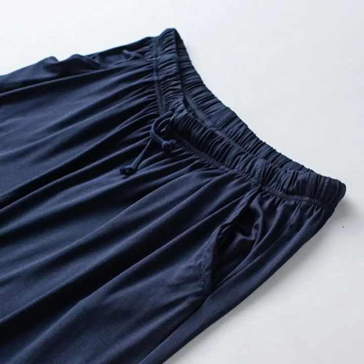 Modal Shorts Men's Modal Summer Pajama Shorts Stay Cool Comfortable Drawstring Lounge Shorts for Home Sports All-day Wear