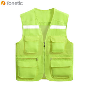 Offre Spéciale haute qualité haute visibilité gilet personnalisé Logo impression nouveauté dernière conception manches en Polyester Durable - Product Image 2