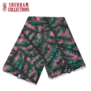 Tissu Ankara de luxe style Dobby, poids moyen, écologique, imprimé motif bloc, imprimé africain ciré Hollandais - Product Image 6