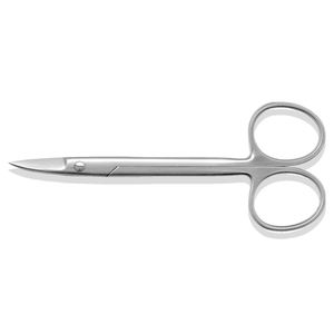 Tijeras para Coronas Dentales, Tijeras Quirúrgicas Médicas, Herramienta para Cortar Alambre de Ligadura, 12.5 cm, Acero Inoxidable, Cabeza Recta y Curva - Product Image 5