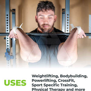 Muñequeras de elevación de estilo único hechas en Pakistán, neopreno de algodón Unisex ligero antideslizante para Fitness, servicios OEM disponibles - Product Image 3