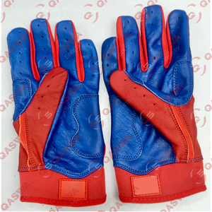 Premium Quality Professional Custom Manufactured Baseball Batting <b>Gloves</b> High Quality <b>Red</b> Blue Colors <b>Gloves</b> - Product Image 2