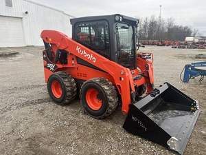 Kubota SSV75 Skid Steer Loader with <b>Track</b> and Crawler SVL97-2SHFC Loader with 220v <b>Pump</b> and Attachments - Product Image 2