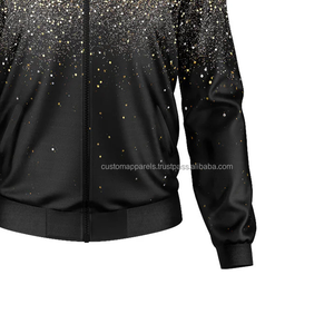 All-Weather Versatile Custom Varsity <b>Jacket</b> for <b>Men</b> MCACVJ-278 with Stand Collar Front Embroidery Decoration Customizable Logo - Product Image 6