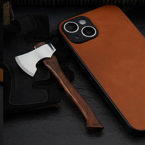 Mini hacha de mano pequeña de acero inoxidable con logotipo personalizado para acampar, senderismo, caza, emergencia y uso al aire libre - Product Image 4