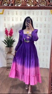 Robe en coton respirante pour femmes, tendance, mi-longue, une pièce, pour un confort quotidien, tenue décontractée confortable, une pièce - Product Image 5