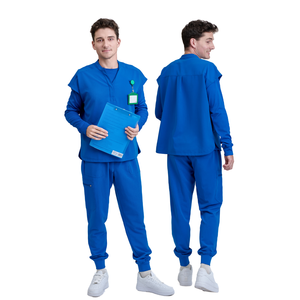 Buen Precio, Nuevo Estilo, Conjunto de Uniforme de Enfermera 2026, Ropa Médica Dental, Uniformes para Mujer, Pantalones Jogger, Bata de Laboratorio, Uniforme de Doctor FMF de Fábrica - Product Image 4