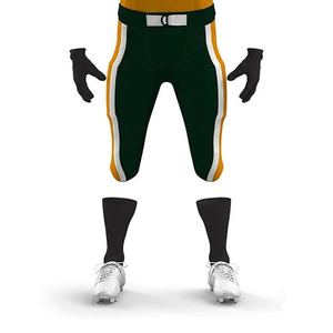 Vêtements de football américain à manches courtes personnalisés pour jeunes équipement de sport OEM en sergé du Pakistan - Product Image 5