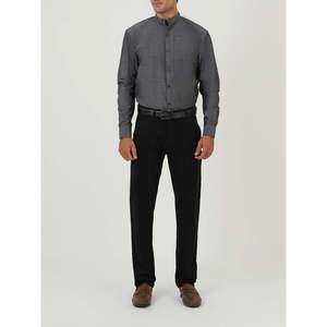 Pantalones de Hombre RENATO 100% Algodón, Corte Slim, Chino, Modelo MC2288, Color Sólido, Cintura Media, Cierre de Cremallera, Pliegues, Talla XL, Estilo Casual de Negocios - Product Image 2