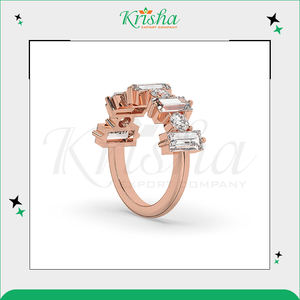 Fabricant indien de bagues en diamant fantaisie de couleur blanche DEF, 100% naturel et cultivé en laboratoire, pour les mariages et les occasions spéciales - Product Image 6