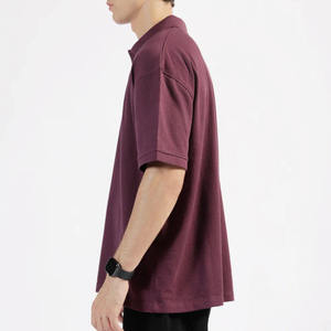 Logotipo personalizado de alta calidad, Color sólido, transpirable, de punto, informal, para hombre, para camisas, suave, de secado rápido - Product Image 2