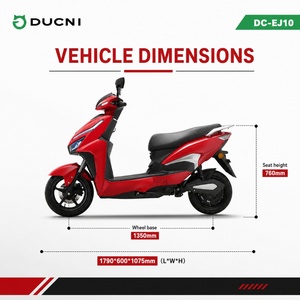 Scooter électrique DUCNI 72V 2000W 3000W avec moteur de moyeu de 12 pouces, moto électrique pour la mobilité urbaine - Product Image 6
