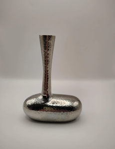 Maceta de Aluminio de Lujo para Interiores, Hecha a Mano, Estilo Costero, para Bodas, 22 Pulgadas de Alto, Maceta Grande en Forma de Cono, Decoración del Hogar, Florero de Mesa - Product Image 1