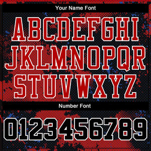 Nom de l'équipe personnalisé sublimation uniforme de basket-ball rouge et noir couleur respirant maillot de sport kit d'uniformes de basket-ball - Product Image 6