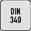 <b>Drill</b> <b>Bits</b> DIN 340 Type N A110 D.2.6mm HSS 6xD-Pack of 10 - Product Image 6