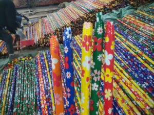 Filet de vis italien PVC enduit d'eucalyptus bâton de bois pelle à poussière vadrouille bâton de balai en bois de couleur fleur usine directe + 84961633908 - Product Image 4