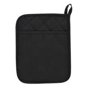 Potholder carré en lin personnalisé, écologique, couleur unie, accessoire de cuisine sur mesure, résistant à la chaleur, réutilisable, doux, en coton lavable - Product Image 3